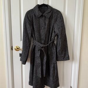 Uniqlo Charcoal Wool Blend Jacket